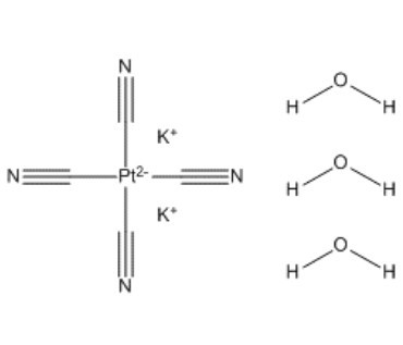 四氰基铂(II)酸钾三水合物 (metals basis), Pt 45.2%|Potassium Tetracyanoplatinate(II) Trihydrate (Metals
