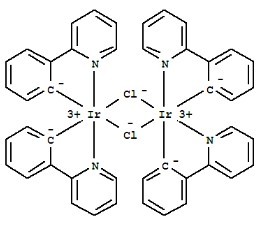 二氯四[ 2-(2-吡啶基)苯基]二铱(III)|Dichlorotetrakis[2-(2-Pyridyl)Phenyl]Diiridium(Iii)|92220-65-0